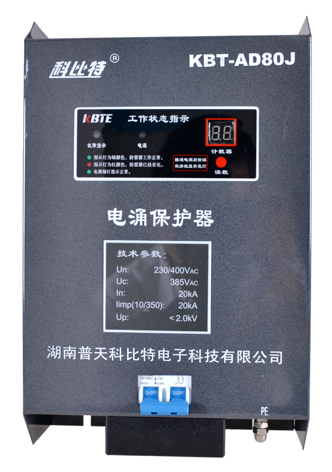 帶雷電計數單相電源防雷箱